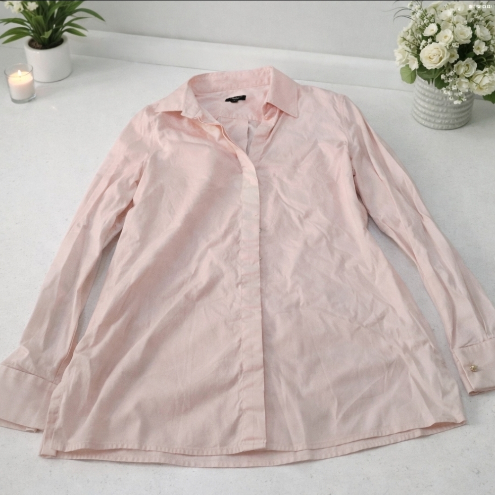 Talbots Light Pink Button Down Shirt